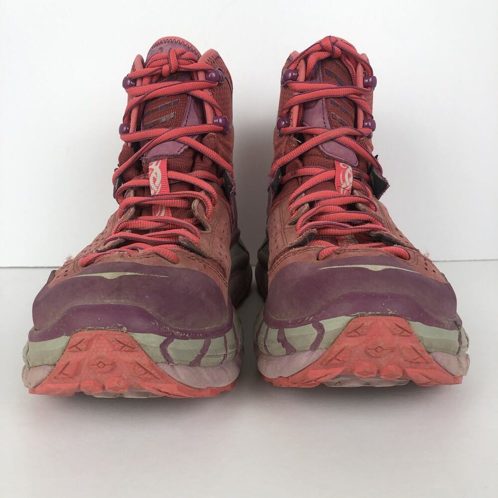 Hoka One One Women's Pink Plum Trail Running Boots - Picture 7 of 13